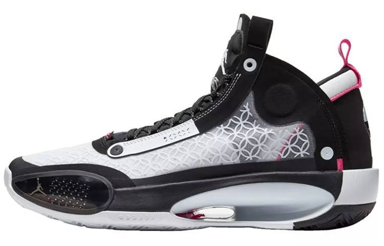 乔丹 Air Jordan 34 “Digital Pink” 黑白 实战篮球鞋 男女同款 AR3240-016