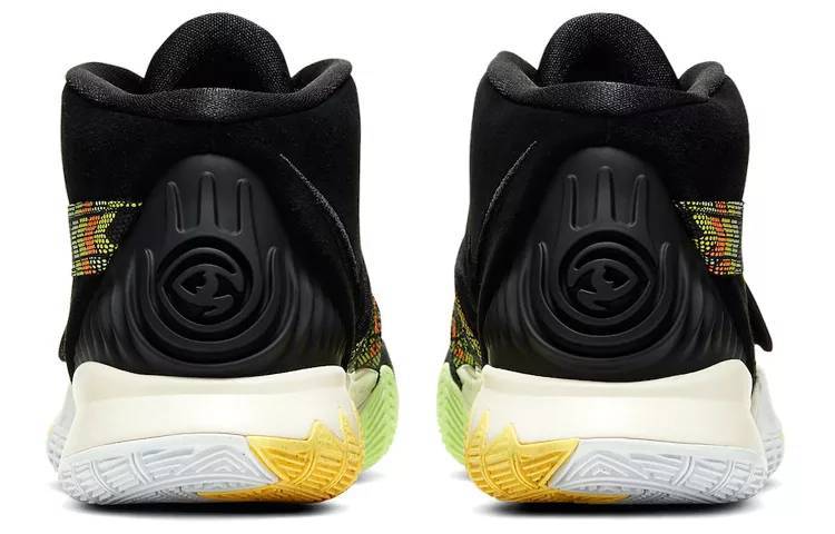 篮球鞋, 球鞋, 实战篮球鞋 - 耐克 Nike Kyrie 6 "N7"  黑绿橙 国外版 实战篮球鞋 DA1348-001