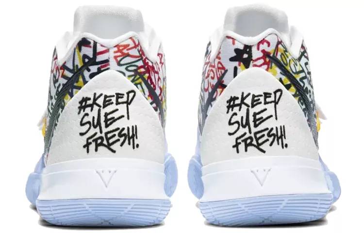 耐克 Nike Kyrie 5 Keep Sue Fresh 欧文5 涂鸦 实战篮球鞋 CW2771-100