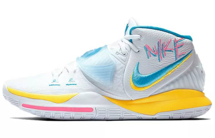 耐克 Nike Kyrie 6 “Neon Graffiti” 涂鸦 南海岸 实战篮球鞋 国外版 男女同款 BQ4630-101