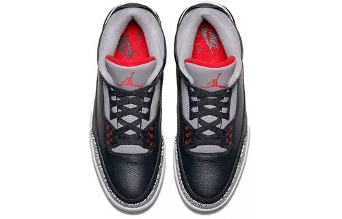 乔丹 Air Jordan 3 Retro Black Cement 黑水泥 854262-001