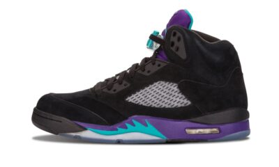 乔丹 Air Jordan 5复古 “Black Grape” AJ5 实战篮球鞋 136027 007