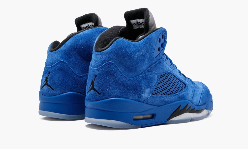 乔丹 Air Jordan 5 “Blue Suede” AJ5 蓝色麂皮 实战篮球鞋 136027 401