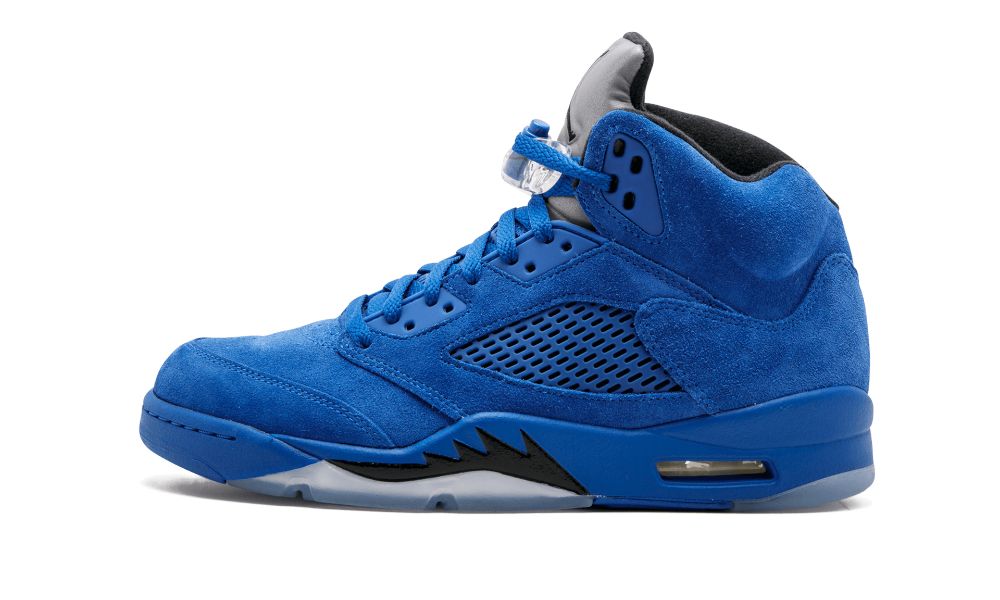 乔丹Air Jordan 5 “Blue Suede” AJ5 蓝色麂皮实战篮球鞋136027 401 