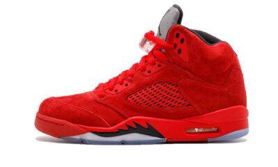 乔丹 Air Jordan 5 Retro Red Suede 愤怒公牛 大红麂皮 136027 602 “Red Suede” AJ5 实战篮球鞋