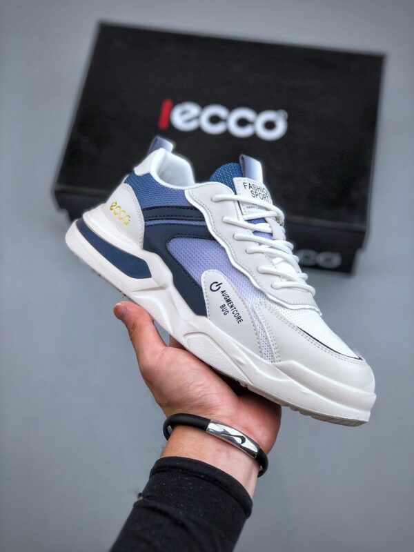 服装, 休闲鞋, ECCO - 爱步 ECCO 防滑减震 低帮 百搭休闲鞋 白蓝色