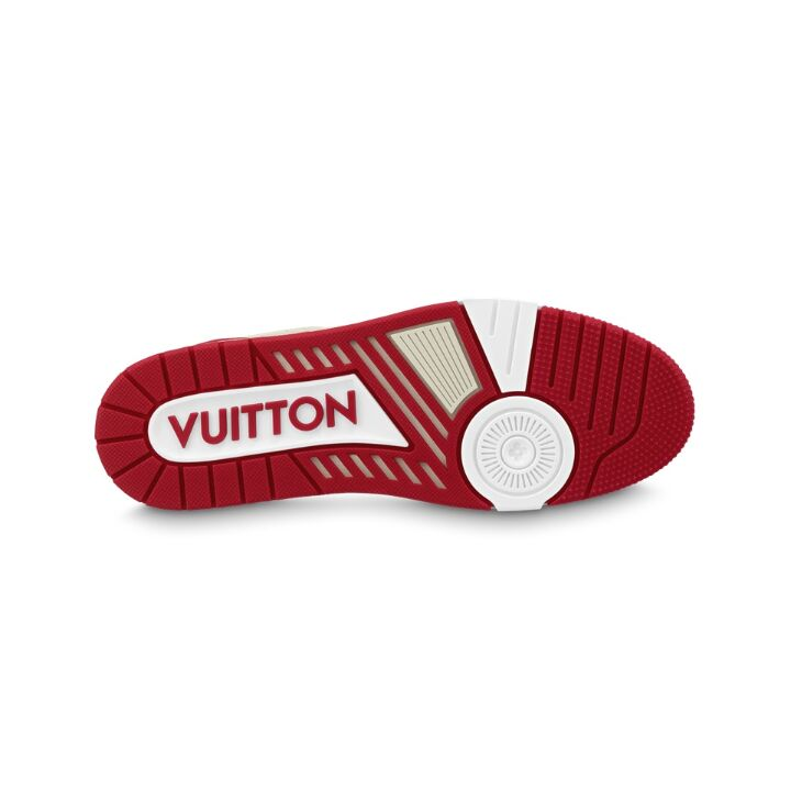 LOUIS VUITTON Trainer #54 低帮系带 板鞋 男女同款 白红 1ABFBI