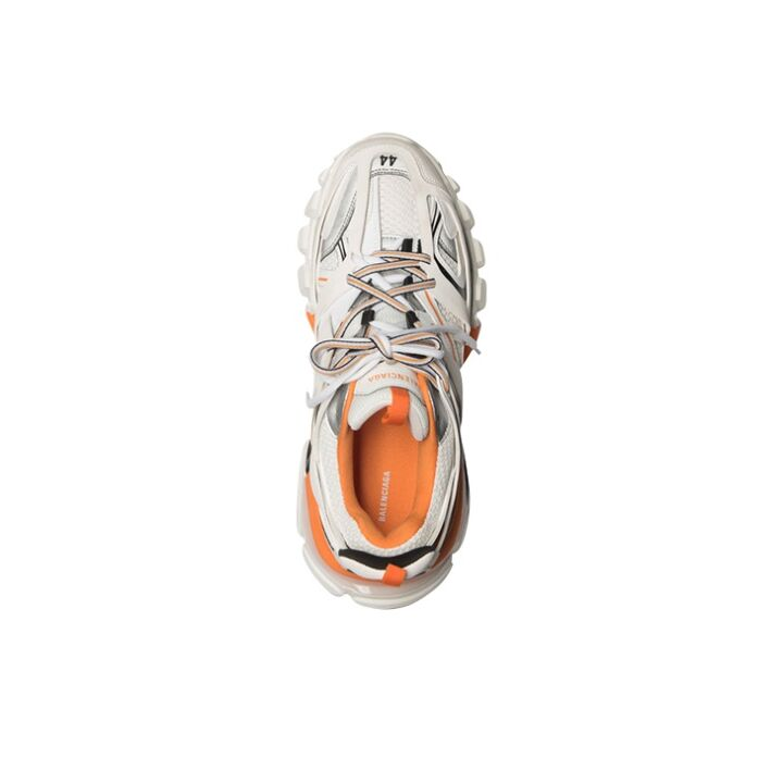 Balenciaga 巴黎世家 Track系列 尼龙 运动鞋 白橙 542023W1GB19059