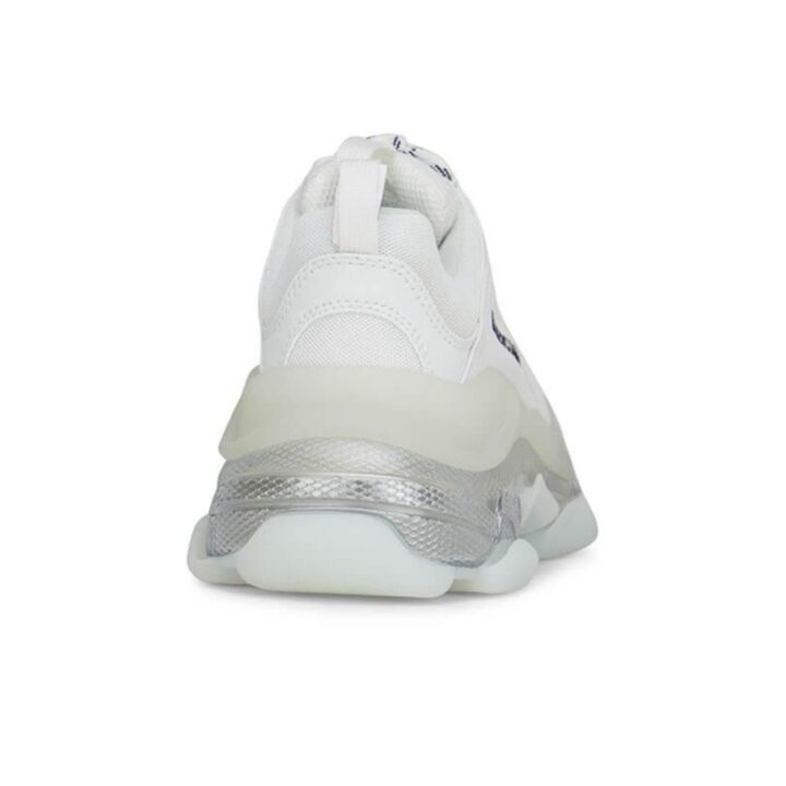 Balenciaga巴黎世家 Triple S Clear Sole 透明效果 复古 低帮 老爹鞋 白色 544351W2FB29001
