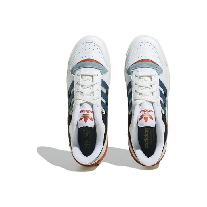 adidas originals FORUM Exhibit Low 2 低帮 板鞋 男女同款 白蓝红 FZ5596