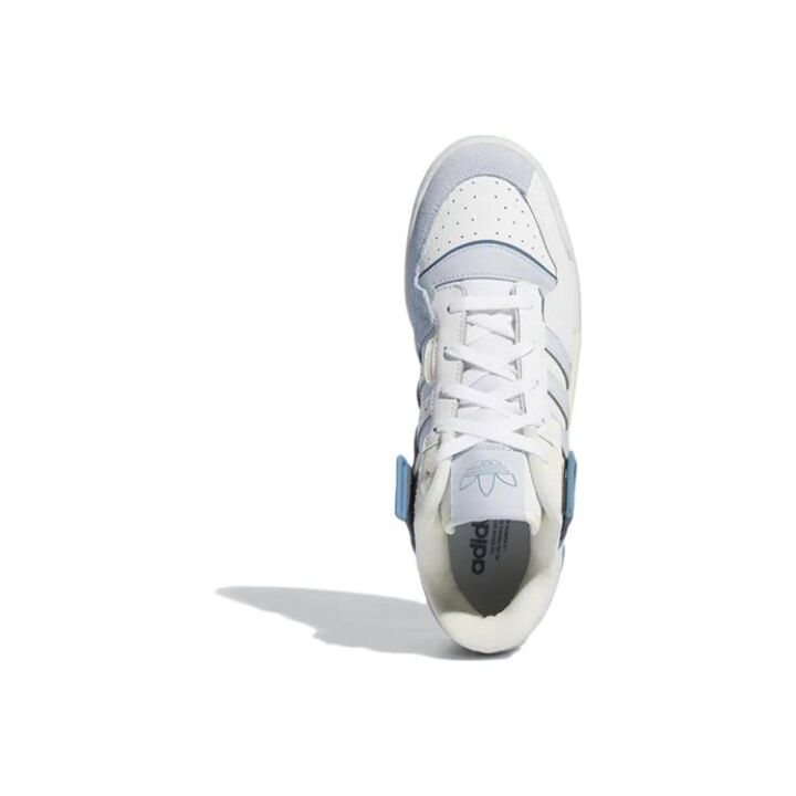 adidas originals FORUM Exhibit Low 低帮 板鞋 男女同款 白蓝 GW6348