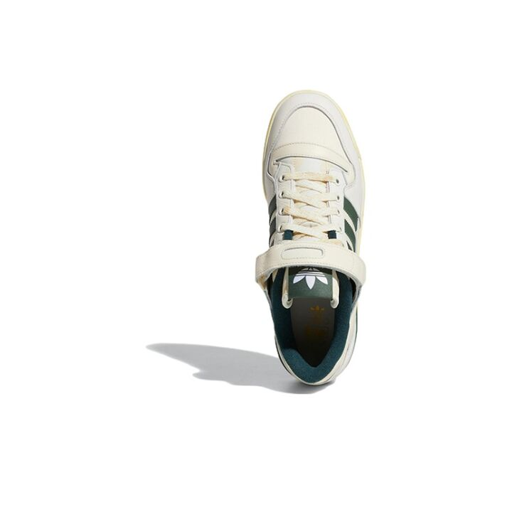 adidas originals FORUM 84 Low AEC 复古 氧化做旧中底 低帮 板鞋 男女同款 白绿 HR0558