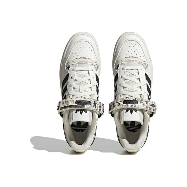 adidas originals FORUM Low 书法 低帮 板鞋 男女同款 黑白 IG2998
