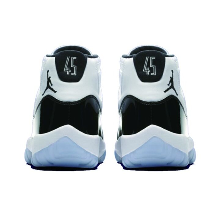 Jordan Air Jordan 11 concord 高帮 复古篮球鞋 男女同款 黑白 378037-100
