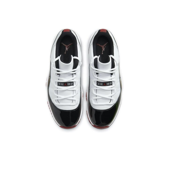 Jordan Air Jordan 11 retro low “concord bred” 低帮 复古篮球鞋 男女同款 康扣黑红 AV2187-160