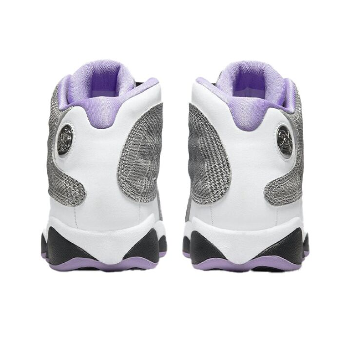 Jordan Air Jordan 13 Retro “Houndstooth” 千鸟格 高帮 篮球鞋 GS 灰白紫 DN3938-015