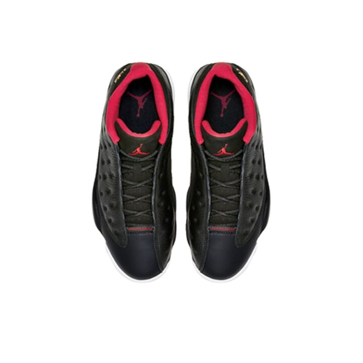 Jordan Air Jordan 13 Retro Low Bred 皮革 低帮 篮球鞋  黑红 310810-027