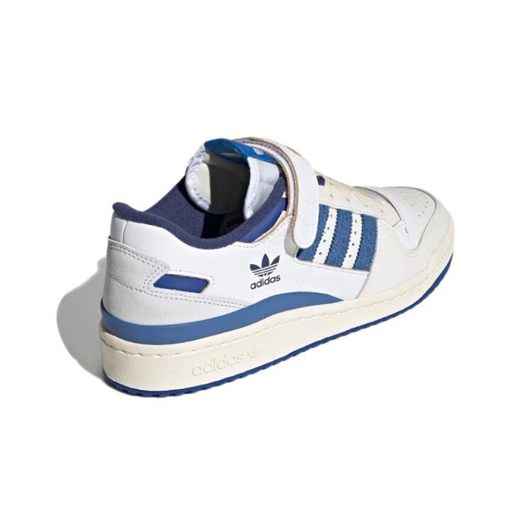 adidas originals FORUM 84 Low “Blue Thread” 复古 低帮 板鞋 男女同款 白蓝 S23764