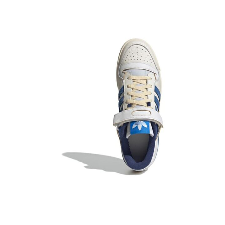 adidas originals FORUM 84 Low “Blue Thread” 复古 低帮 板鞋 男女同款 白蓝 S23764