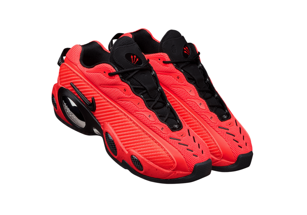 运动鞋, Triple White, NOCTA, Nike NOCTA Glide - 2023年10月发布：耐克NOCTA Glide“Bright Crimson”