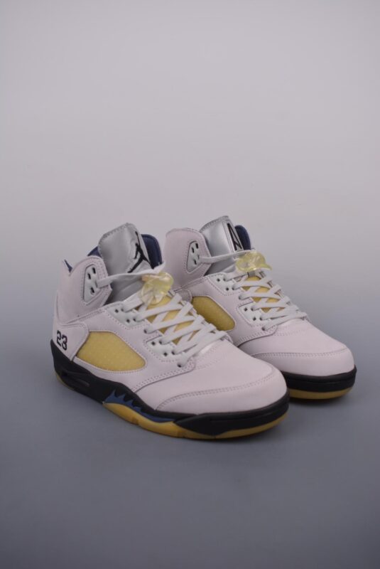 运动鞋, 篮球鞋, 球鞋, Air Jordan 5 - Air Jordan 5 Retro 白灰 复刻 高帮篮球鞋 货号：FZ5758 004GF
