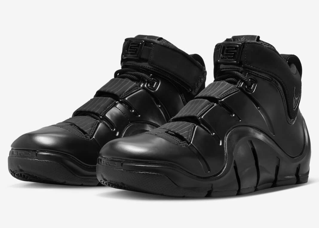 运动鞋, 詹姆斯, 勒布朗, Nike LeBron 4, Nike, LeBron 4 - 耐克勒布朗4代“煤黑灰”将于2023年12月发布
