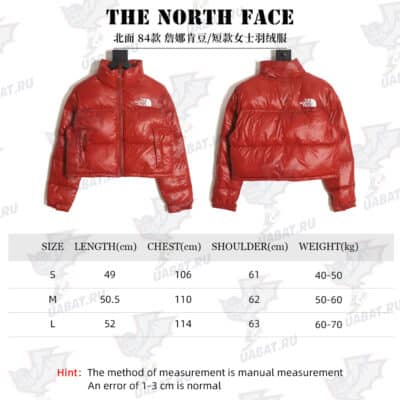 The North Face TNF 84 Jenna Kendou 同款短款女式羽绒服