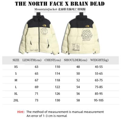 THE NORTH FACE x Brain Dead MountainJacket 联名脑死亡羽绒服