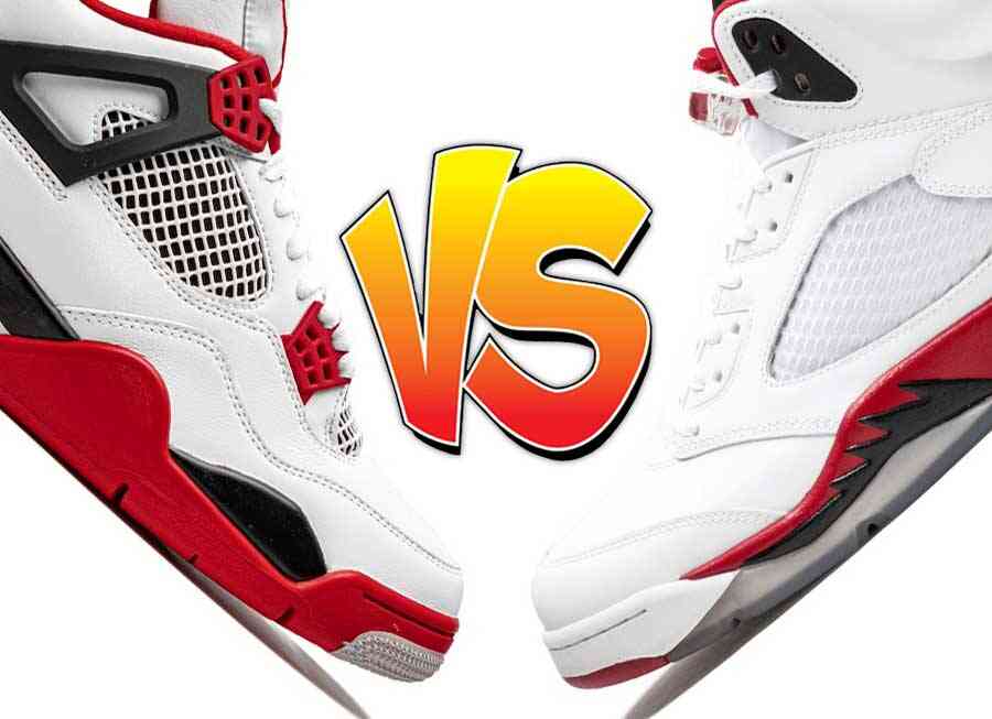 Community Poll, Air Jordan 5 “Fire Red”, Air Jordan 5, Air Jordan 4 Fire Red, Air Jordan 4 - 哪个更好？Air Jordan 4或Air Jordan 5的“Fire Red”发售