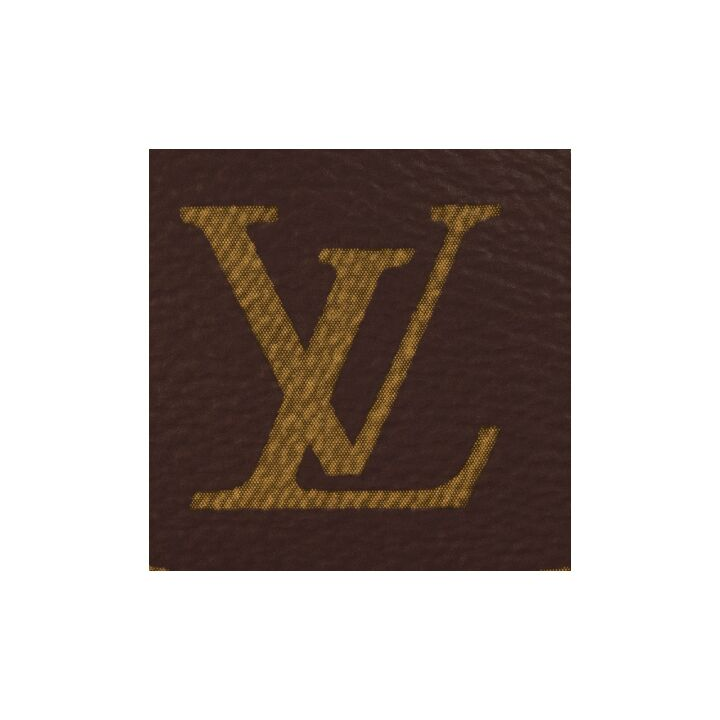 LOUIS VUITTON Side Trunk PM 可拆卸可调节肩带字母组合 涂层帆布 单肩斜挎手提包 小号 女款 棕色