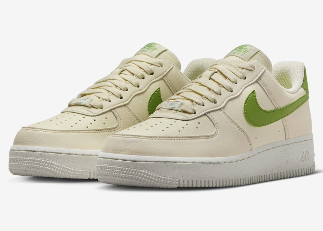 Nike Air Force 1 Low, Nike Air Force 1, Nike, Air Force 1 Low, Air Force 1 - 2024春季有望发布的Nike Air Force 1 Low Next Nature “Coconut Milk/Chlorophyll”