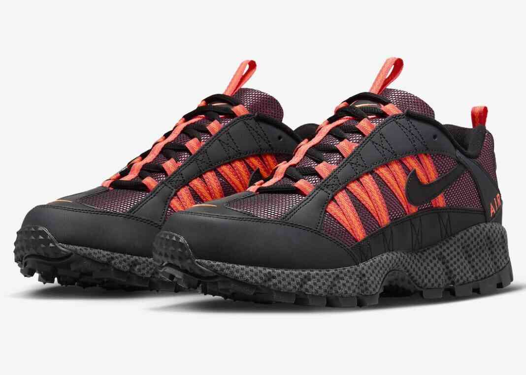 跑鞋, Nike Air Humara, Nike, Black - 2024年1月发布的Nike Air Humara “Black/Bright Crimson”